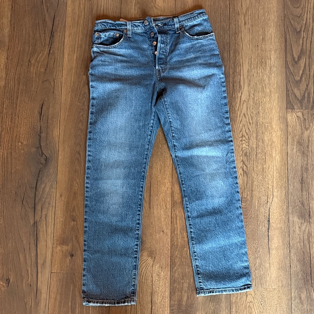 Signature by Levi Strauss Men's Blue Straight Jeans